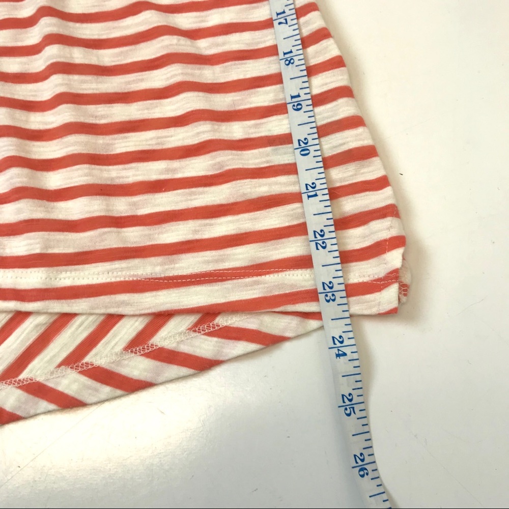 E135 Little Yellow Button | Mabel Swiss dot striped top - Picture 5 of 8